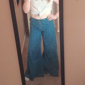 Bell Bottom Wide Leg Jeans